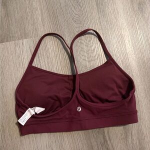 lululemon athletica Women's Burgundy Sports Bra